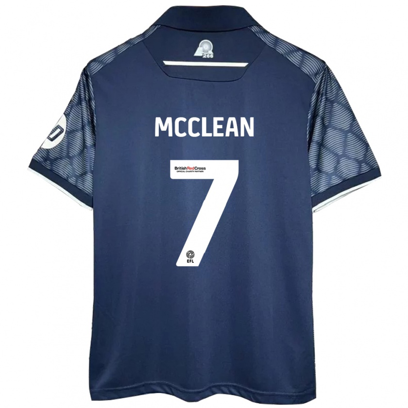 Kandiny Enfant Maillot James Mcclean #7 Noir Tenues Extérieur 2024/25 T-Shirt