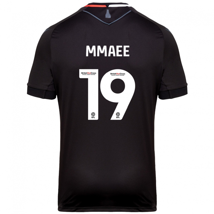 Kandiny Enfant Maillot Ryan Mmaee #19 Noir Tenues Extérieur 2024/25 T-Shirt