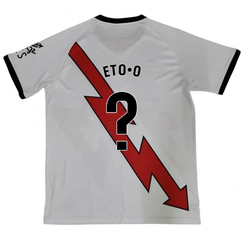 Kandiny Enfant Maillot Etienne Eto'o #0 Rouge Tenues Extérieur 2024/25 T-Shirt