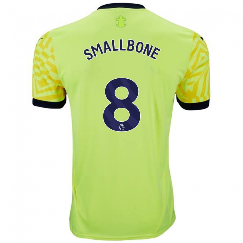 Kandiny Enfant Maillot Will Smallbone #8 Jaune Tenues Extérieur 2024/25 T-Shirt