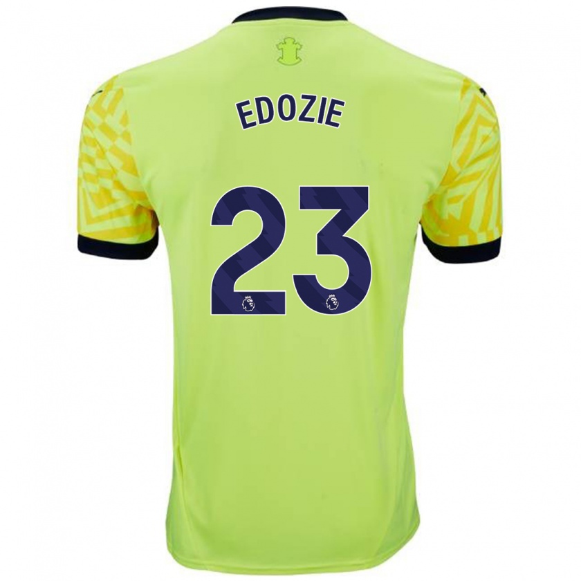 Kandiny Enfant Maillot Samuel Edozie #23 Jaune Tenues Extérieur 2024/25 T-Shirt