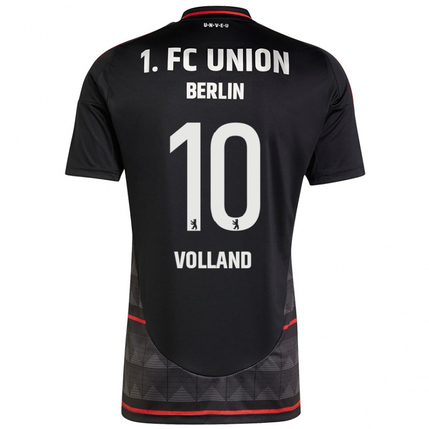 Kandiny Enfant Maillot Kevin Volland #10 Noir Tenues Extérieur 2024/25 T-Shirt