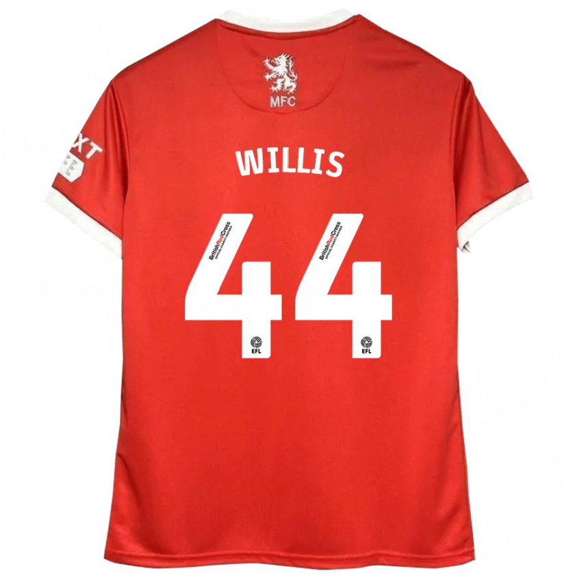 Kandiny Homme Maillot Pharrell Willis #44 Rouge Blanc Tenues Domicile 2024/25 T-Shirt