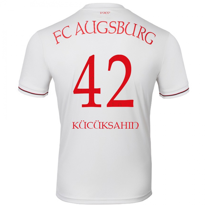 Kandiny Homme Maillot Mahmut Kücüksahin #42 Blanc Tenues Domicile 2024/25 T-Shirt