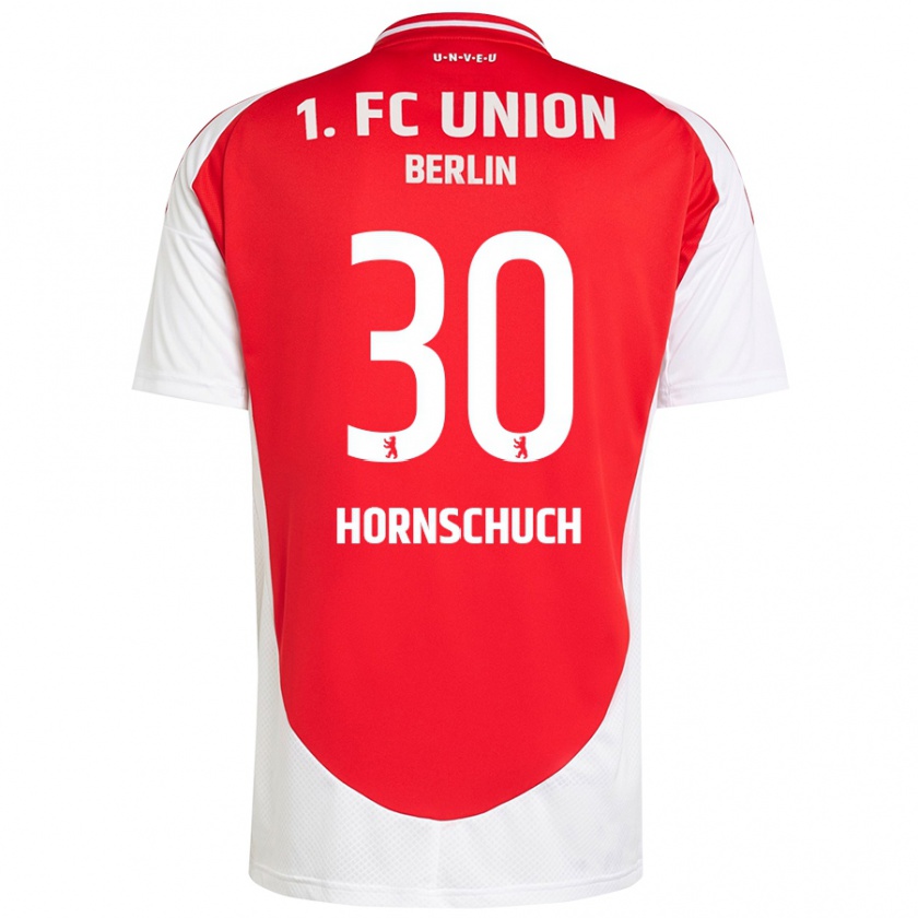 Kandiny Homme Maillot Sarah Hornschuch #30 Rouge Blanc Tenues Domicile 2024/25 T-Shirt