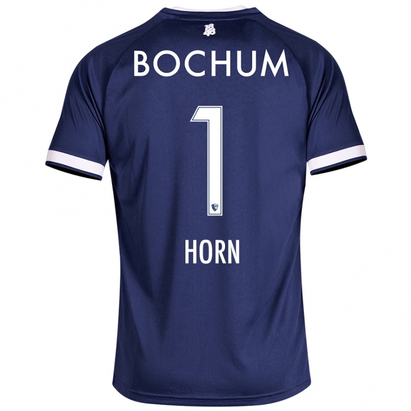 Kandiny Homme Maillot Timo Horn #1 Bleu Foncé Tenues Domicile 2024/25 T-Shirt