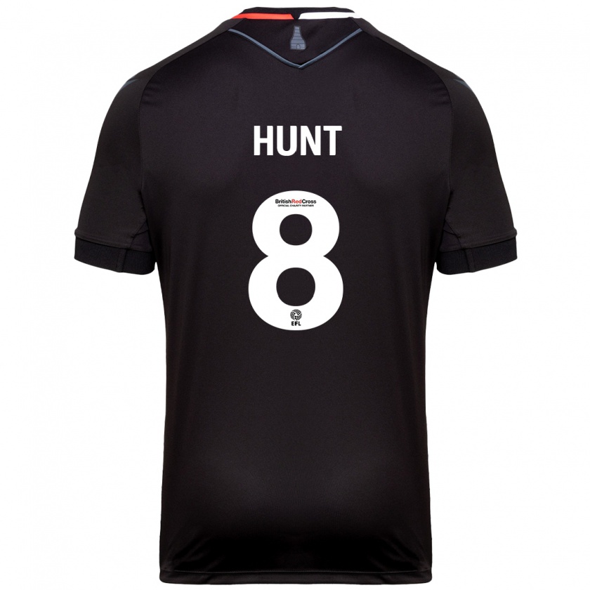 Kandiny Homme Maillot Abby Hunt #8 Noir Tenues Extérieur 2024/25 T-Shirt