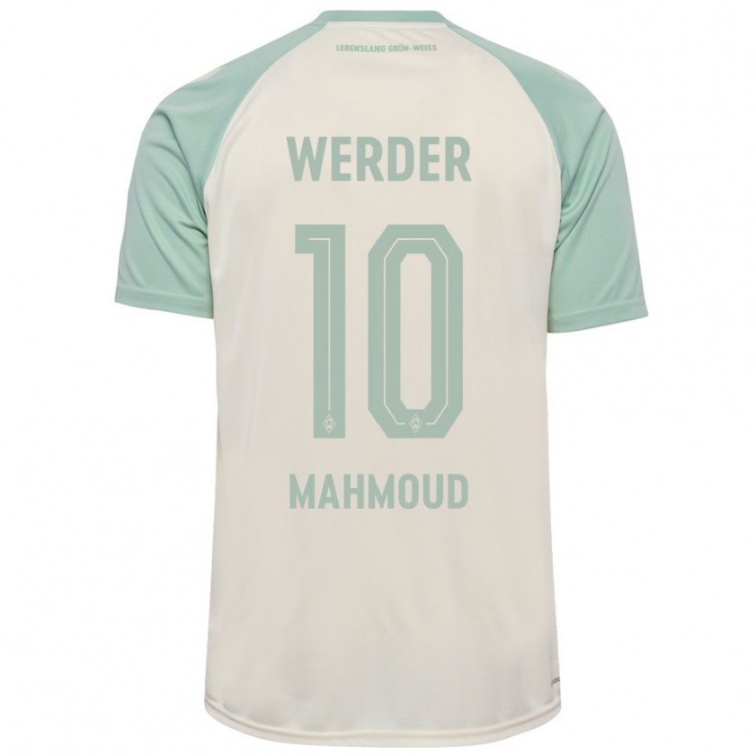 Kandiny Homme Maillot Tuana Mahmoud #10 Blanc Cassé Vert Clair Tenues Extérieur 2024/25 T-Shirt