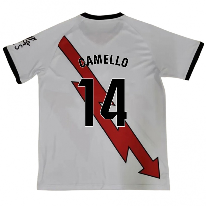 Kandiny Homme Maillot Sergio Camello #14 Rouge Tenues Extérieur 2024/25 T-Shirt