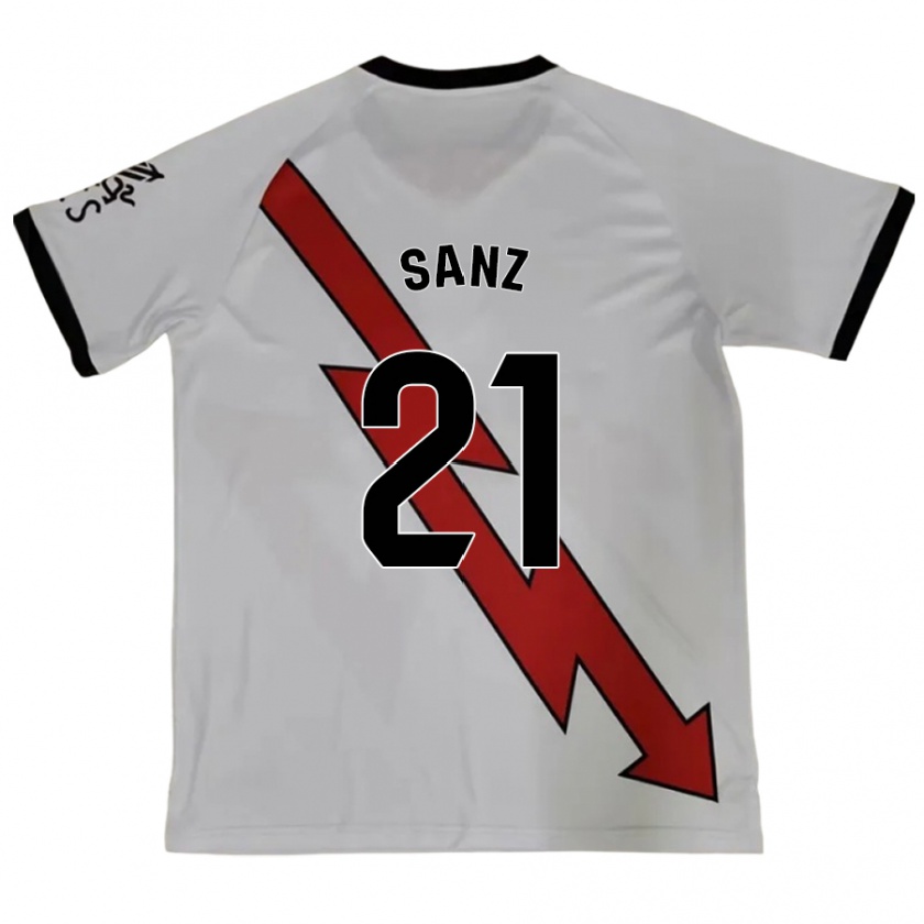 Kandiny Homme Maillot Luismi Sanz #21 Rouge Tenues Extérieur 2024/25 T-Shirt