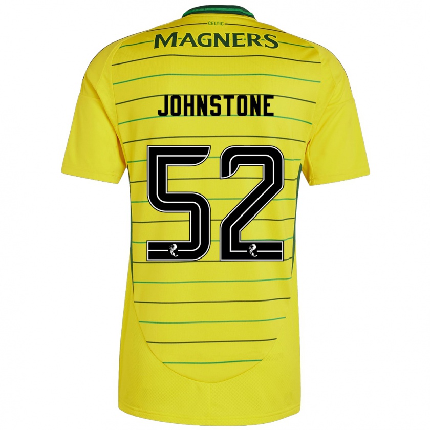 Kandiny Femme Maillot Rachael Johnstone #52 Jaune Tenues Extérieur 2024/25 T-Shirt