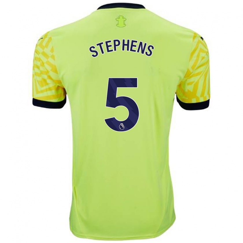 Kandiny Femme Maillot Jack Stephens #5 Jaune Tenues Extérieur 2024/25 T-Shirt