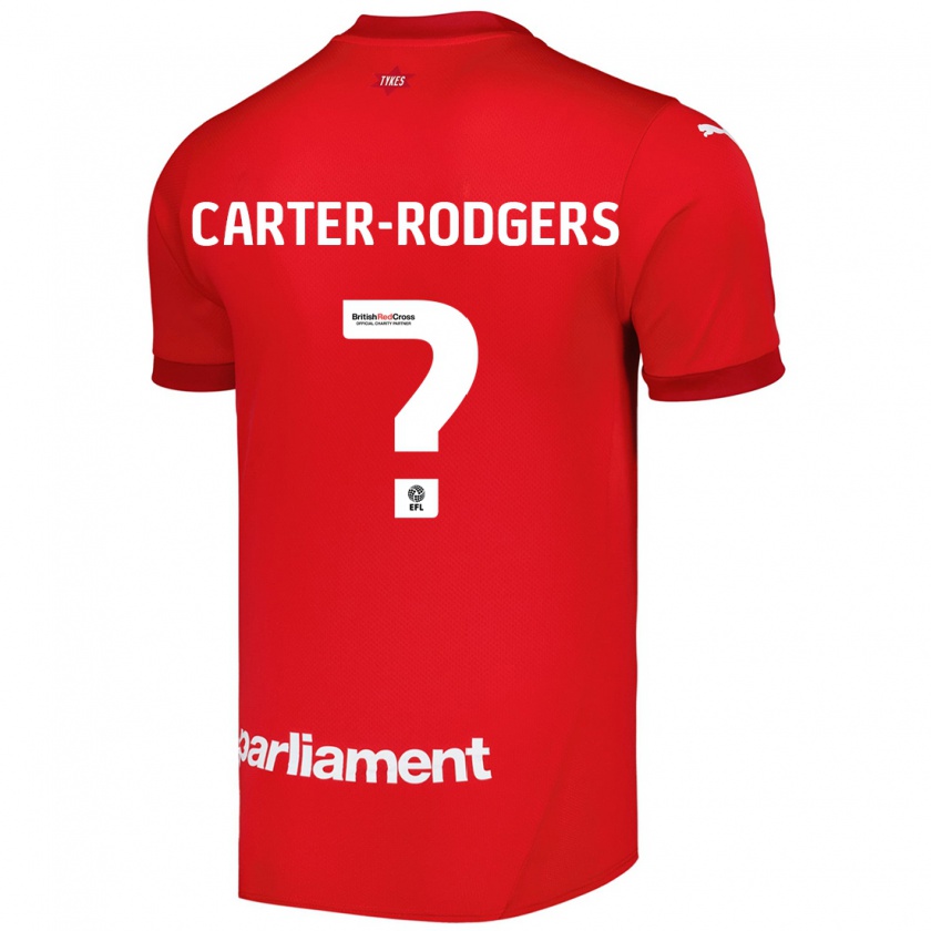 Kandiny Enfant Maillot Trent Carter-Rodgers #0 Rouge Tenues Domicile 2024/25 T-Shirt