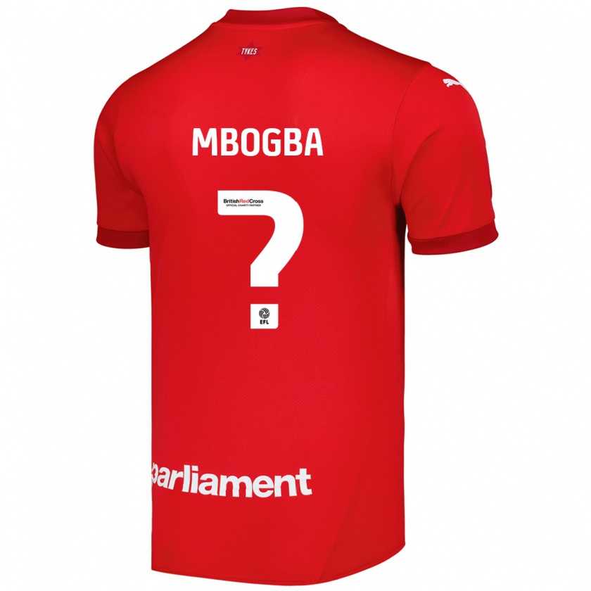 Kandiny Enfant Maillot Malachi Mbogba #0 Rouge Tenues Domicile 2024/25 T-Shirt