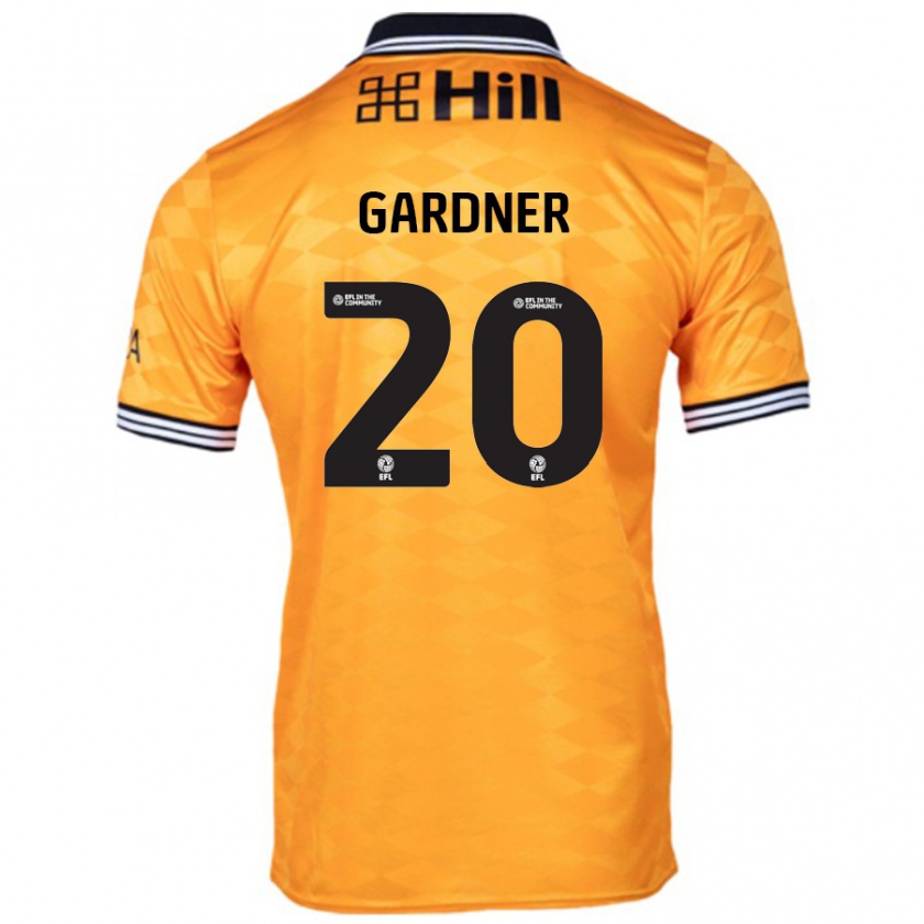 Kandiny Enfant Maillot Gary Gardner #20 Orange Tenues Domicile 2024/25 T-Shirt