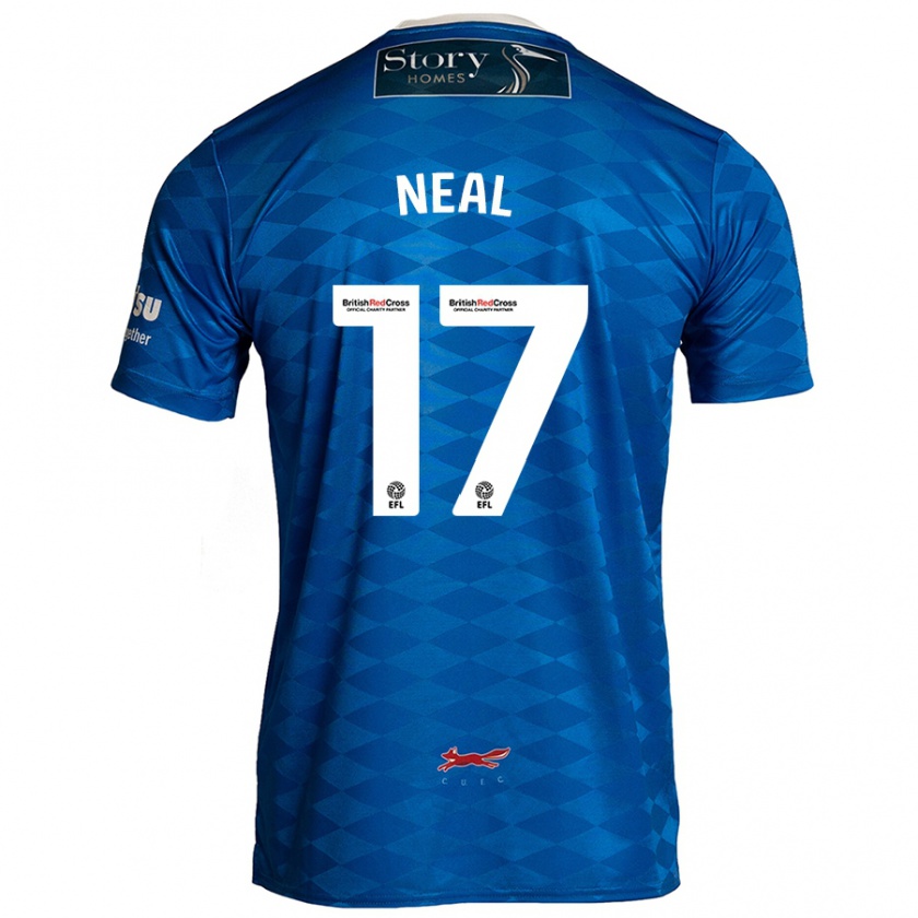 Kandiny Enfant Maillot Harrison Neal #17 Bleu Tenues Domicile 2024/25 T-Shirt