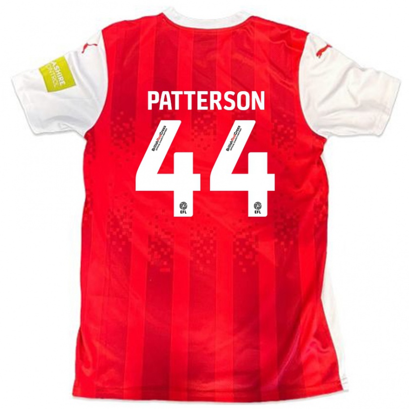 Kandiny Enfant Maillot Phoenix Patterson #44 Rouge Blanc Tenues Domicile 2024/25 T-Shirt