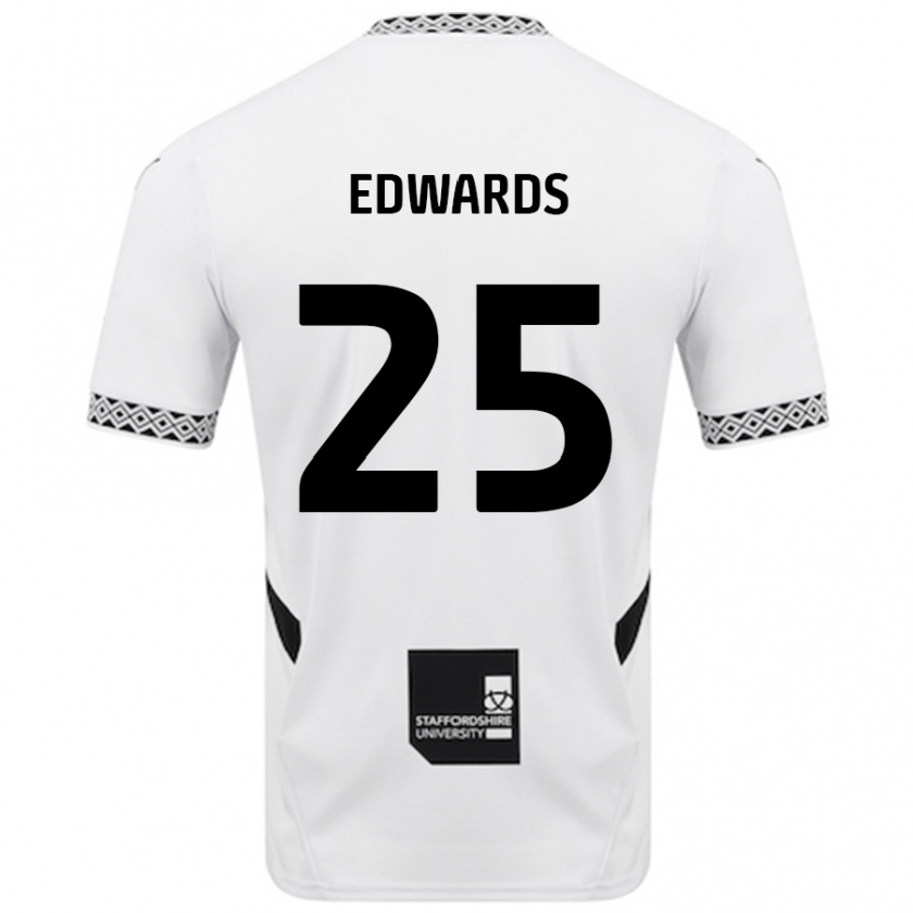 Kandiny Enfant Maillot Diamond Edwards #25 Blanc Tenues Domicile 2024/25 T-Shirt