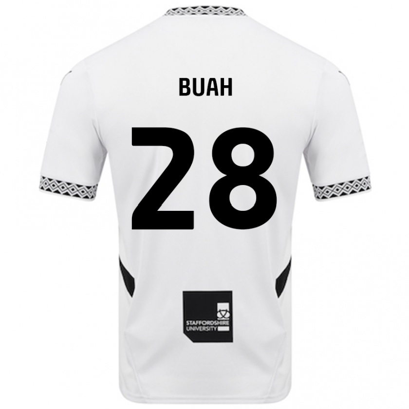 Kandiny Enfant Maillot Andrew Buah #28 Blanc Tenues Domicile 2024/25 T-Shirt