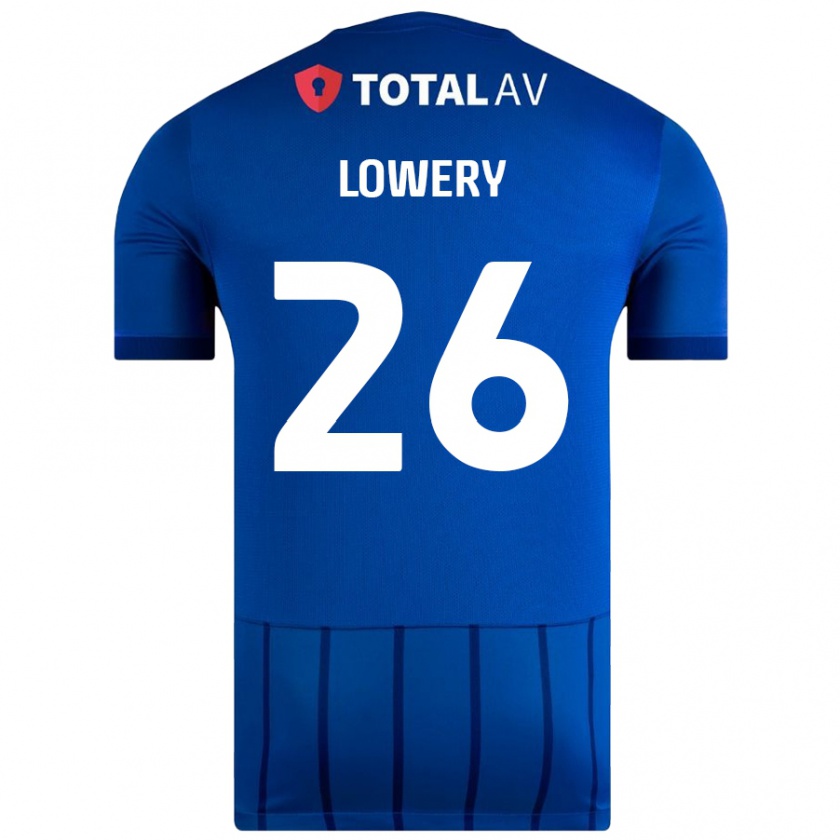 Kandiny Enfant Maillot Tom Lowery #26 Bleu Tenues Domicile 2024/25 T-Shirt