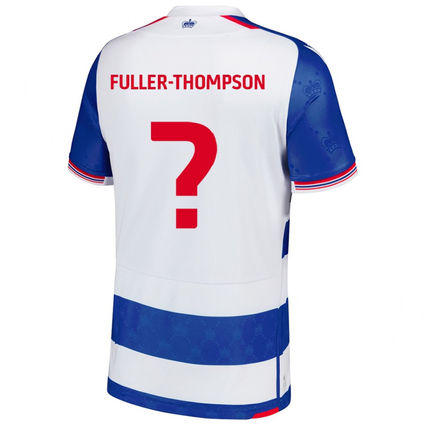 Kandiny Enfant Maillot Kallum Fuller-Thompson #0 Bleu Blanc Tenues Domicile 2024/25 T-Shirt