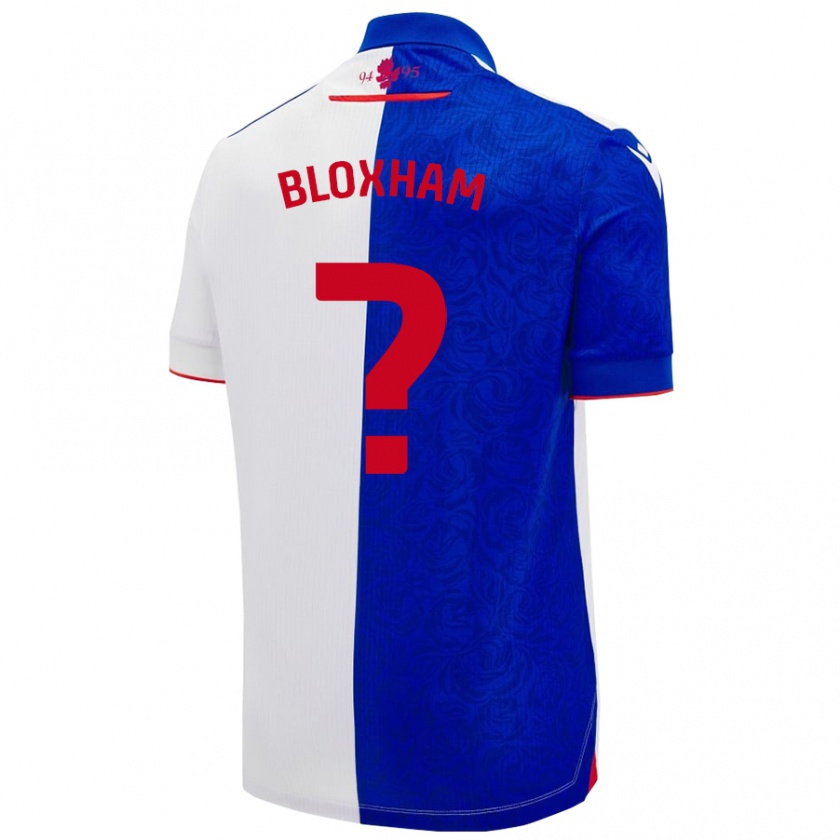 Kandiny Enfant Maillot Tom Bloxham #0 Bleu Ciel Blanc Tenues Domicile 2024/25 T-Shirt