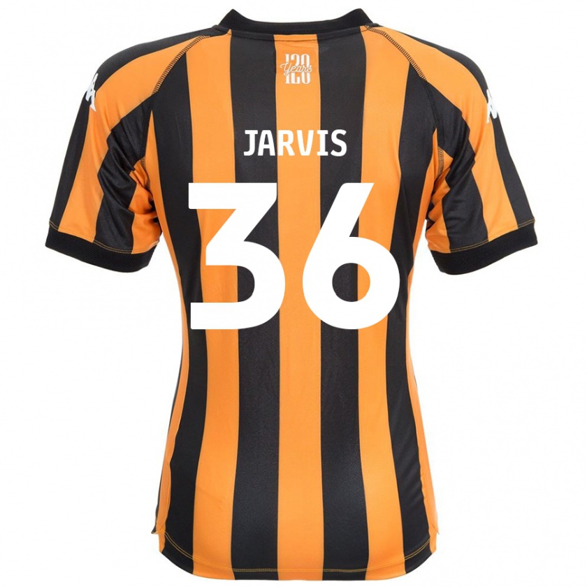 Kandiny Enfant Maillot Will Jarvis #36 Noir Ambre Tenues Domicile 2024/25 T-Shirt