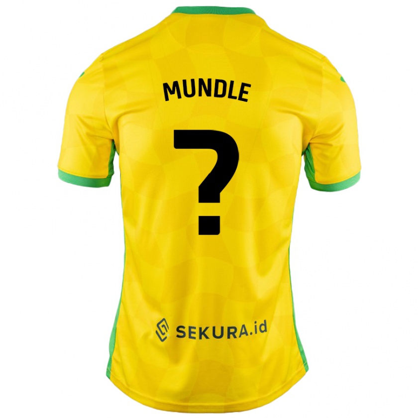 Kandiny Enfant Maillot Rio Mundle #0 Jaune Vert Tenues Domicile 2024/25 T-Shirt