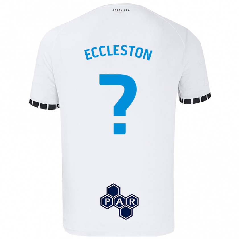 Kandiny Enfant Maillot Ethan Eccleston #0 Blanc Tenues Domicile 2024/25 T-Shirt