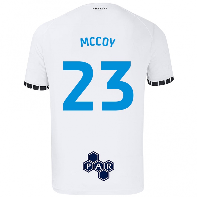 Kandiny Enfant Maillot Faye Mccoy #23 Blanc Tenues Domicile 2024/25 T-Shirt