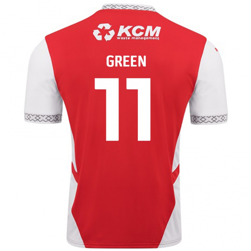 Kandiny Enfant Maillot Andre Green #11 Rouge Blanc Tenues Domicile 2024/25 T-Shirt