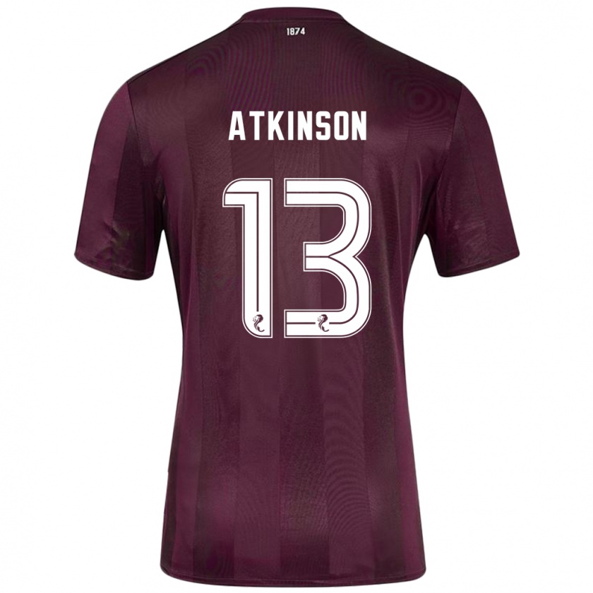 Kandiny Enfant Maillot Nathaniel Atkinson #13 Bordeaux Tenues Domicile 2024/25 T-Shirt