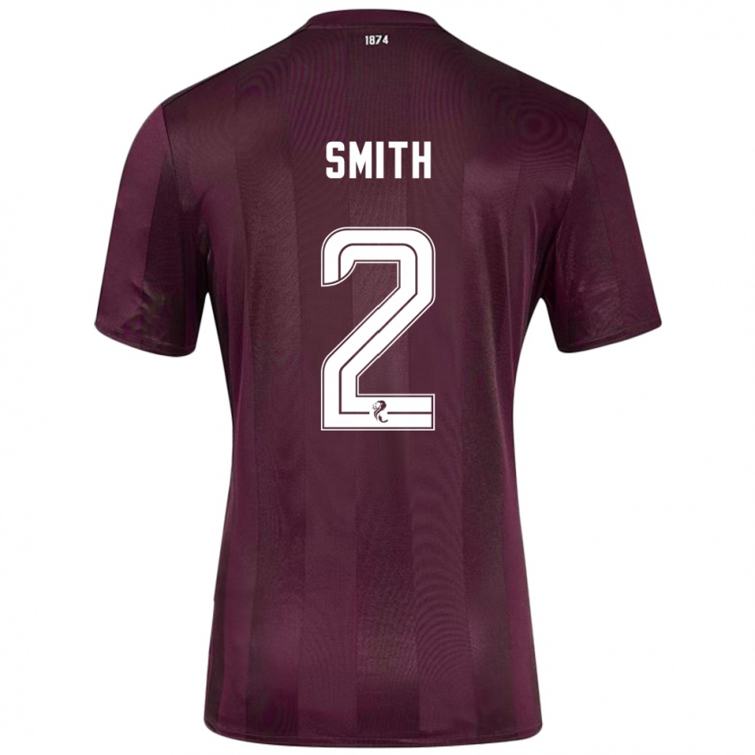 Kandiny Enfant Maillot Lucas Smith #2 Bordeaux Tenues Domicile 2024/25 T-Shirt