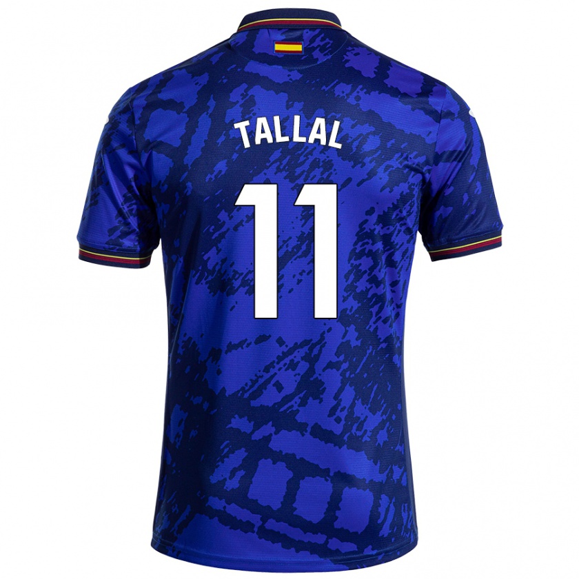 Kandiny Enfant Maillot Yassin Tallal #11 Bleu Foncé Tenues Domicile 2024/25 T-Shirt