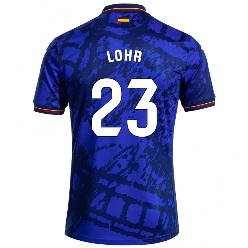 Kandiny Enfant Maillot Luca Lohr #23 Bleu Foncé Tenues Domicile 2024/25 T-Shirt