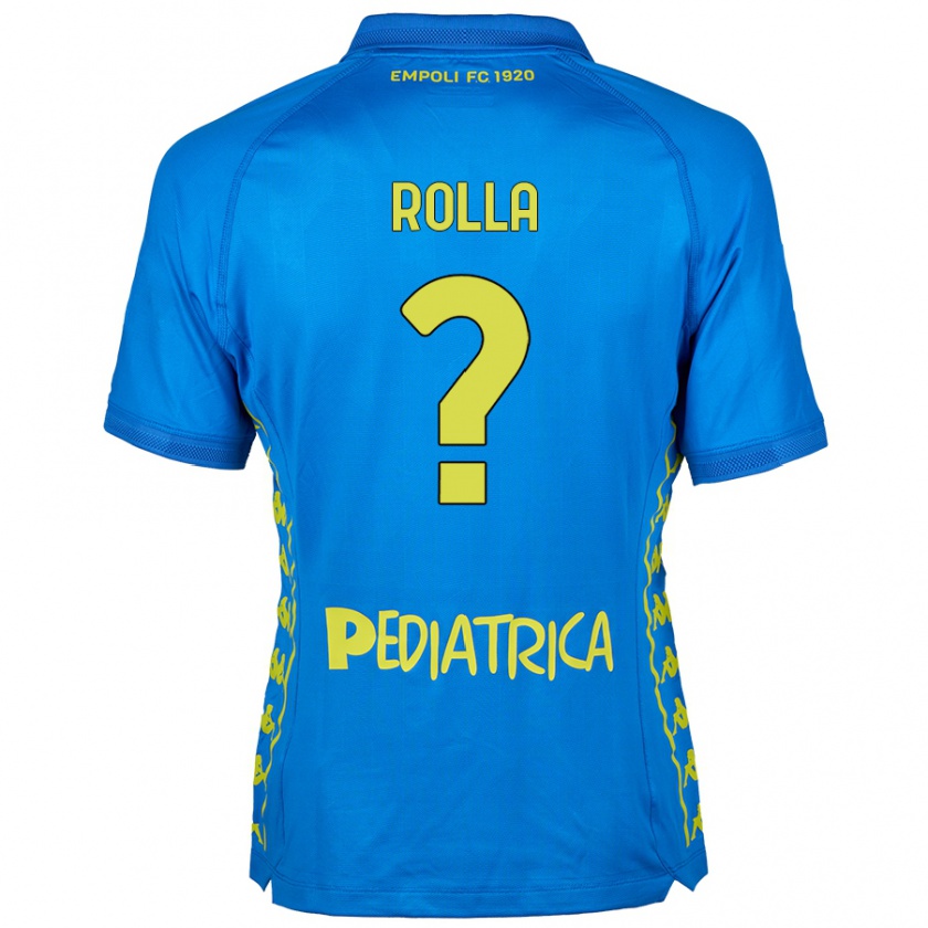 Kandiny Enfant Maillot Nicola Rolla #0 Bleu Tenues Domicile 2024/25 T-Shirt