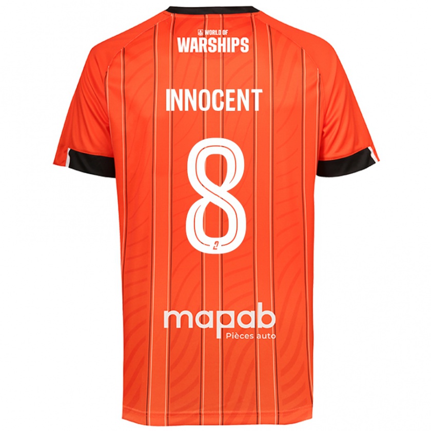 Kandiny Enfant Maillot Bonke Innocent #8 Orange Tenues Domicile 2024/25 T-Shirt