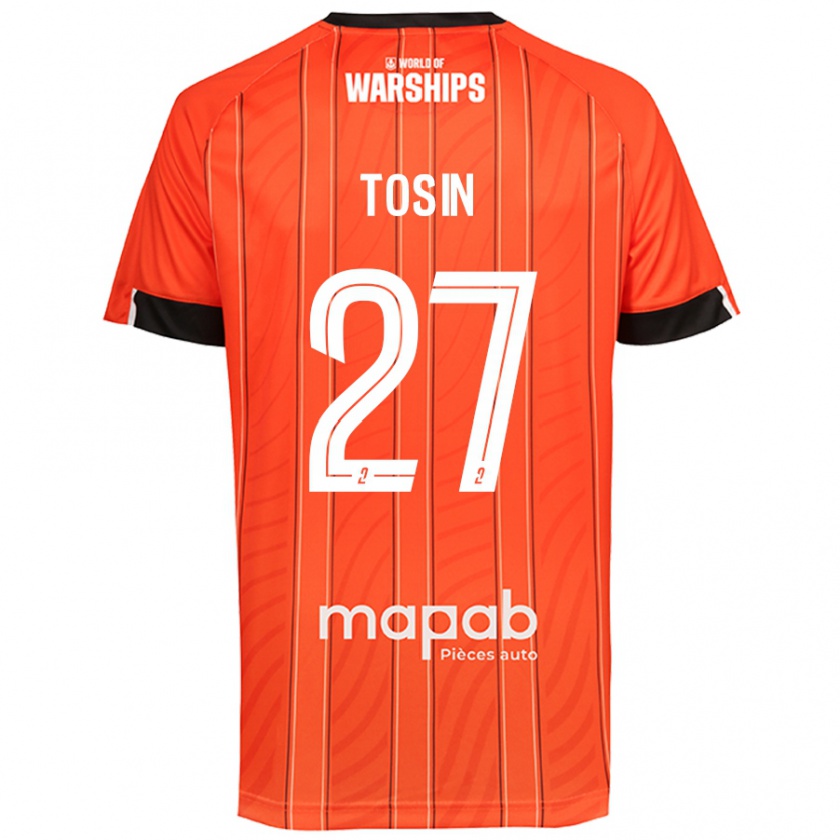 Kandiny Enfant Maillot Aiyegun Tosin #27 Orange Tenues Domicile 2024/25 T-Shirt