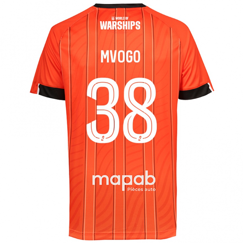 Kandiny Enfant Maillot Yvon Mvogo #38 Orange Tenues Domicile 2024/25 T-Shirt