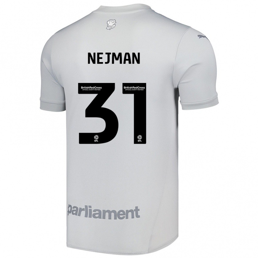 Kandiny Enfant Maillot Harrison Nejman #31 Gris Argenté Tenues Extérieur 2024/25 T-Shirt