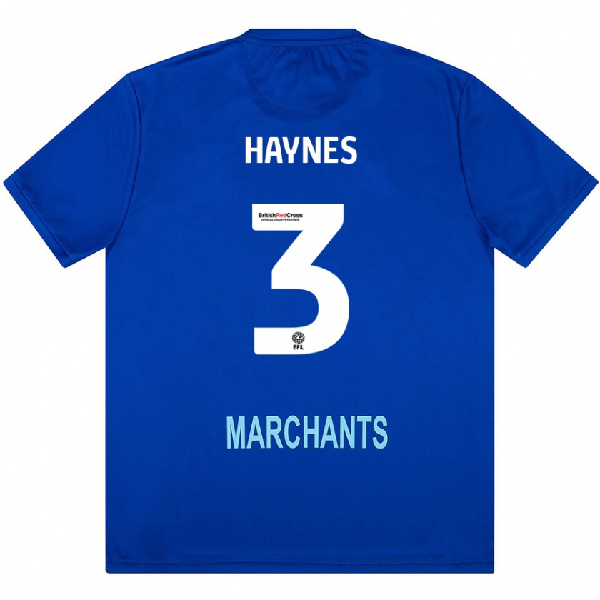 Kandiny Enfant Maillot Ryan Haynes #3 Vert Tenues Extérieur 2024/25 T-Shirt