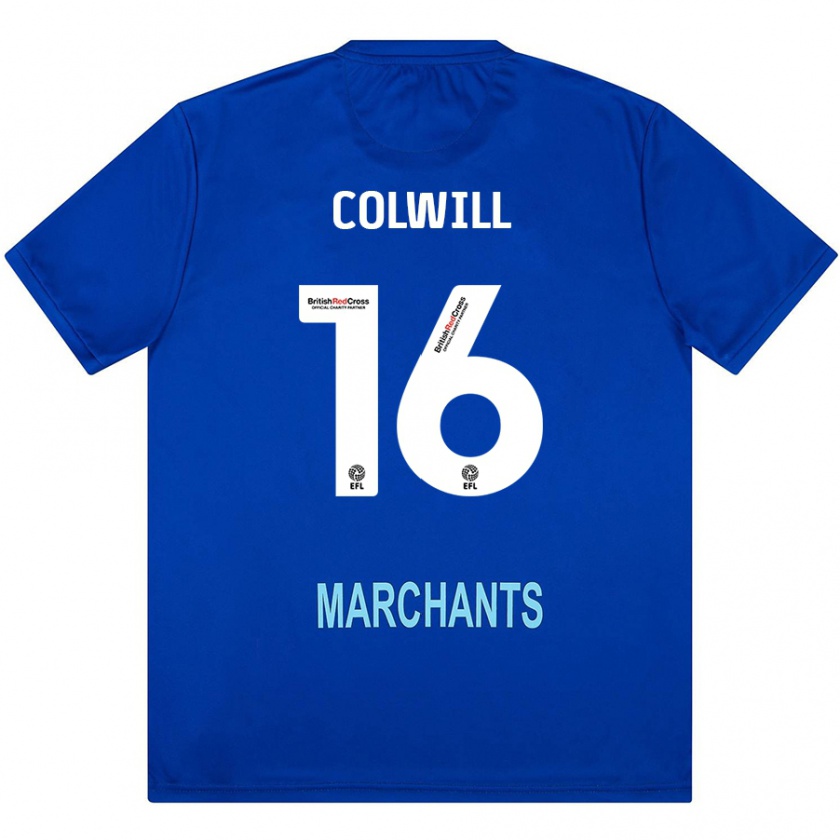 Kandiny Enfant Maillot Joel Colwill #16 Vert Tenues Extérieur 2024/25 T-Shirt