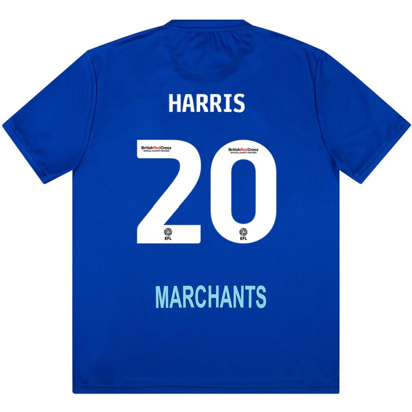 Kandiny Enfant Maillot Max Harris #20 Vert Tenues Extérieur 2024/25 T-Shirt