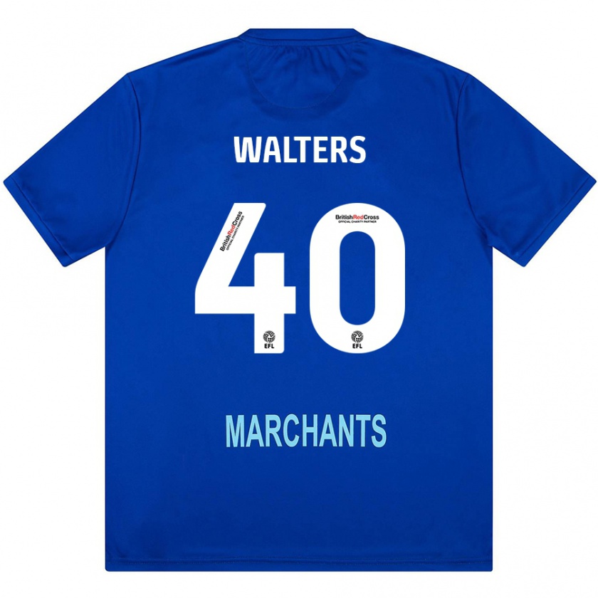 Kandiny Enfant Maillot Cameron Walters #40 Vert Tenues Extérieur 2024/25 T-Shirt