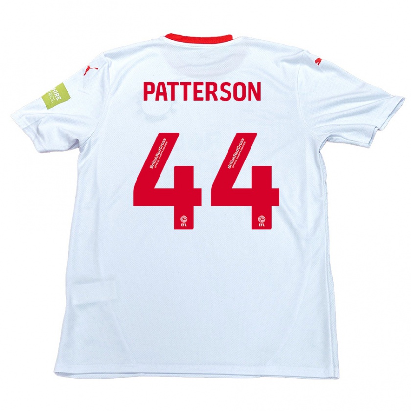 Kandiny Enfant Maillot Phoenix Patterson #44 Blanc Tenues Extérieur 2024/25 T-Shirt