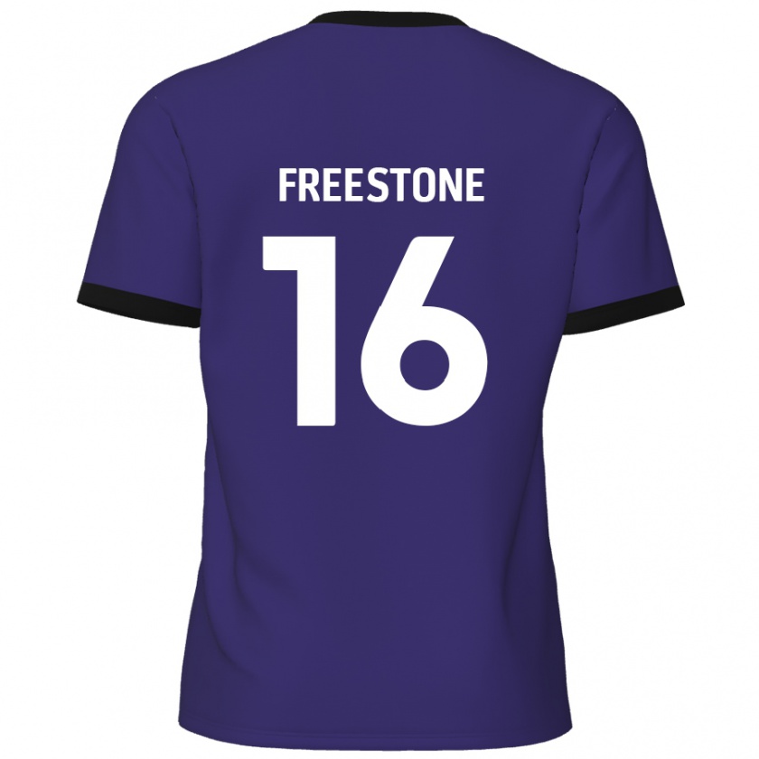 Kandiny Enfant Maillot Lewis Freestone #16 Violet Tenues Extérieur 2024/25 T-Shirt