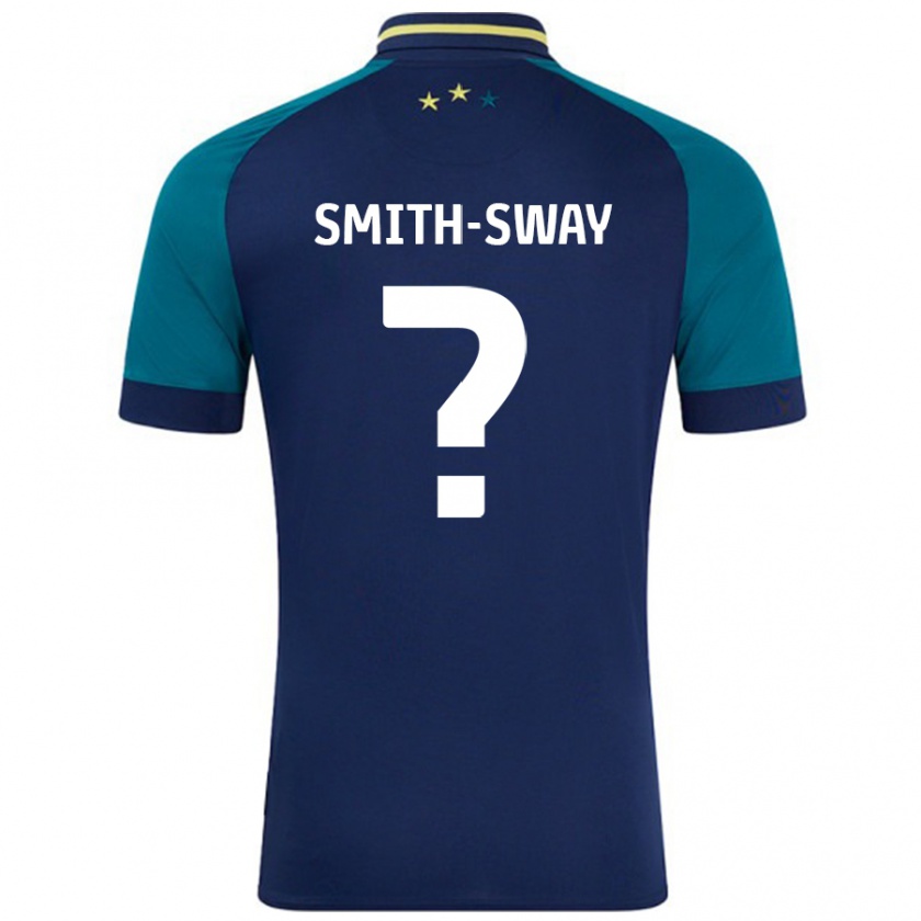 Kandiny Enfant Maillot Jay Smith-Sway #0 Marine Vert Foncé Tenues Extérieur 2024/25 T-Shirt