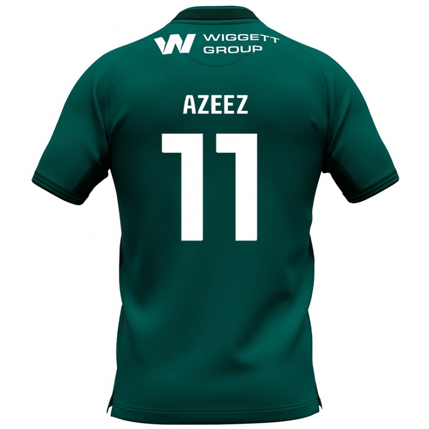 Kandiny Enfant Maillot Femi Azeez #11 Vert Tenues Extérieur 2024/25 T-Shirt