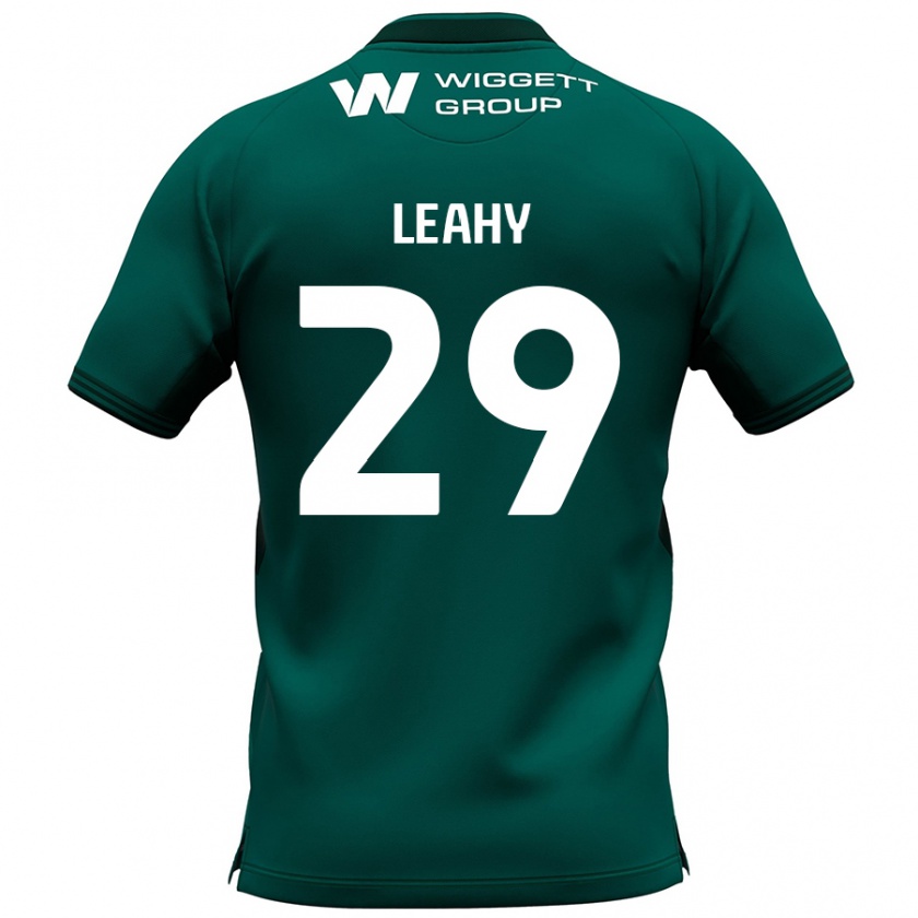 Kandiny Enfant Maillot Tom Leahy #29 Vert Tenues Extérieur 2024/25 T-Shirt