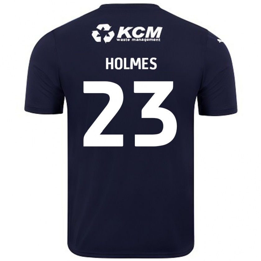 Kandiny Enfant Maillot Jack Holmes #23 Bleu Marine Tenues Extérieur 2024/25 T-Shirt